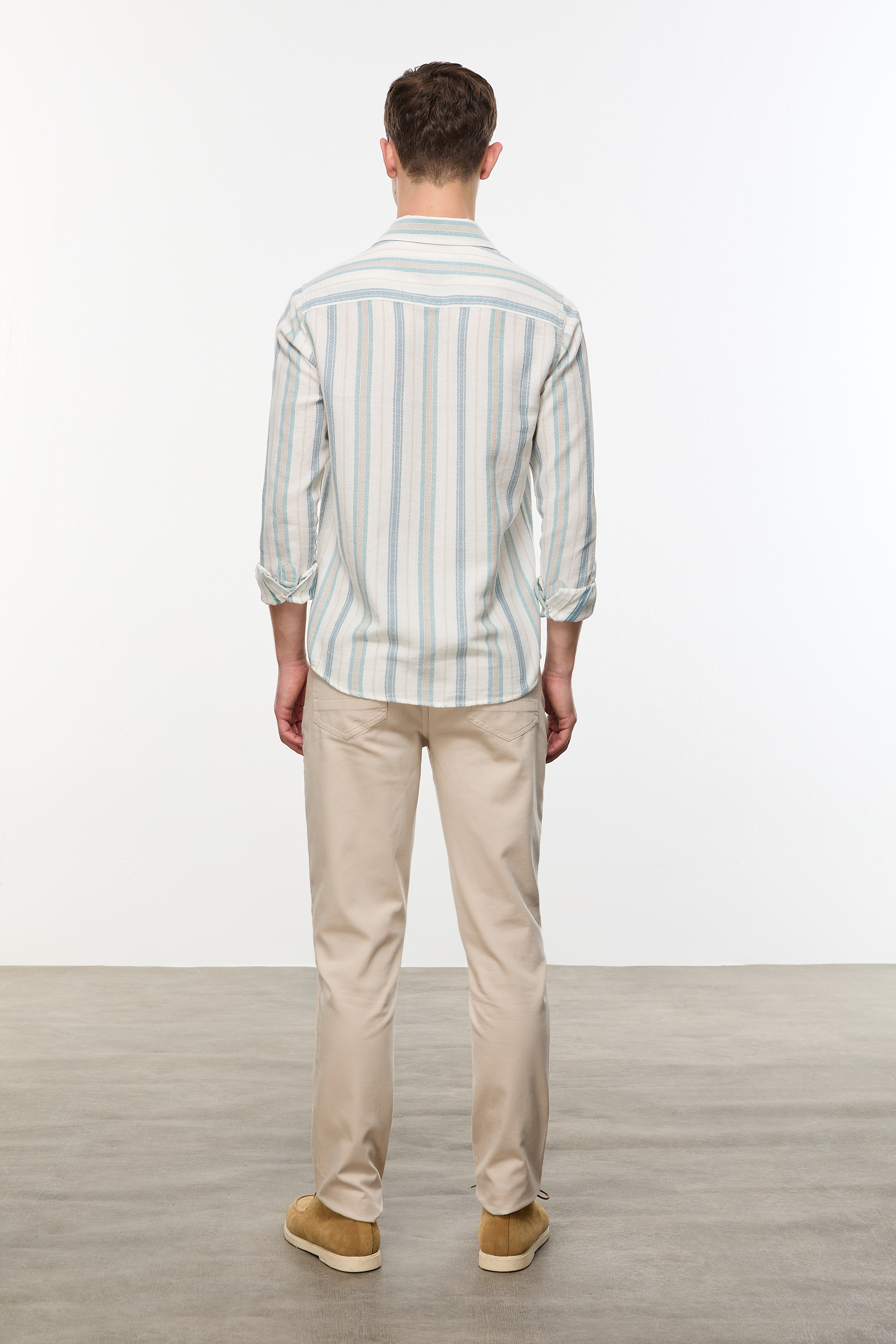 ÇİZGİLİ REGULAR FIT GÖMLEK