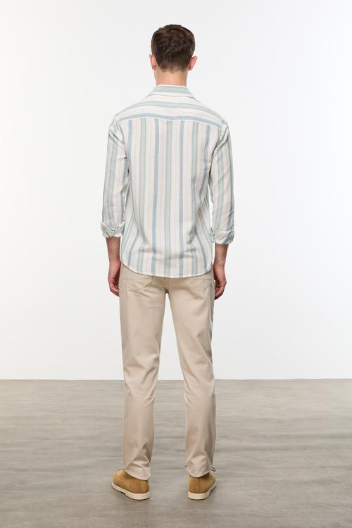  ÇİZGİLİ REGULAR FIT GÖMLEK