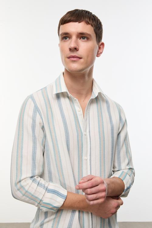  ÇİZGİLİ REGULAR FIT GÖMLEK