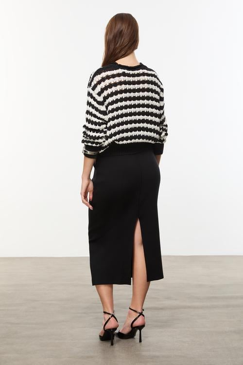  A FORM MİDİ TRİKO ETEK