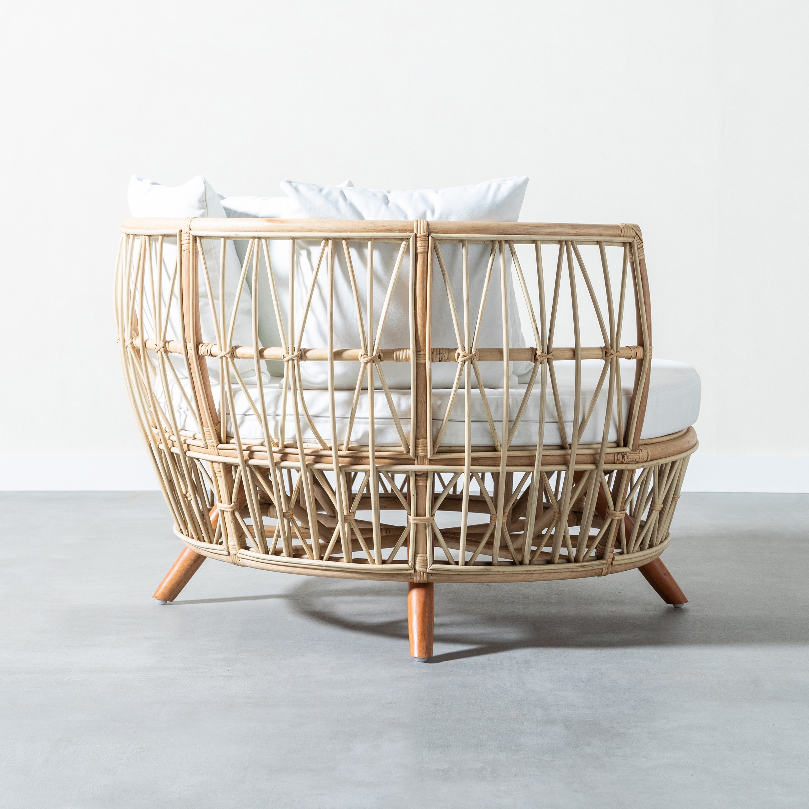 GABI RATTAN LOVESEAT