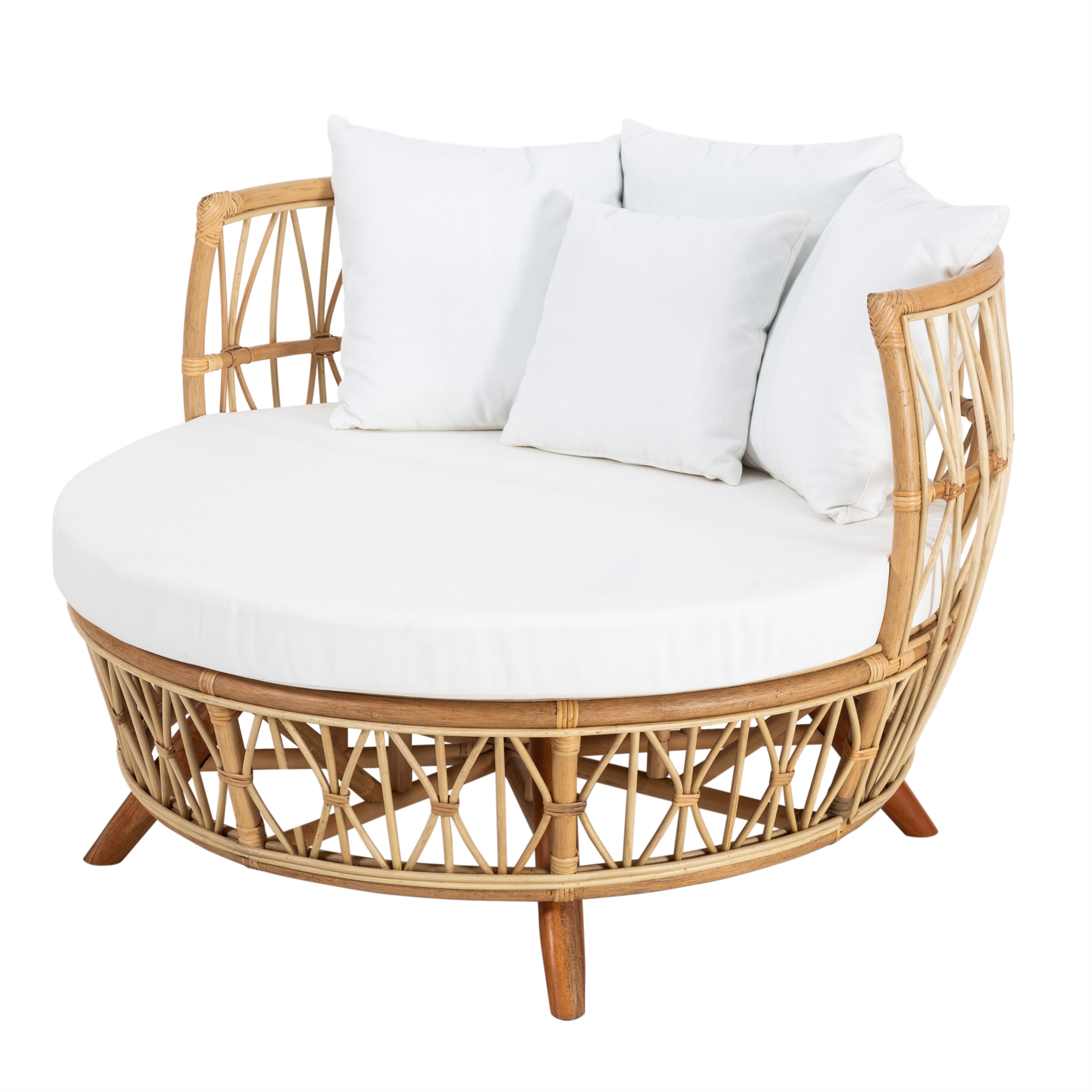 GABI RATTAN LOVESEAT