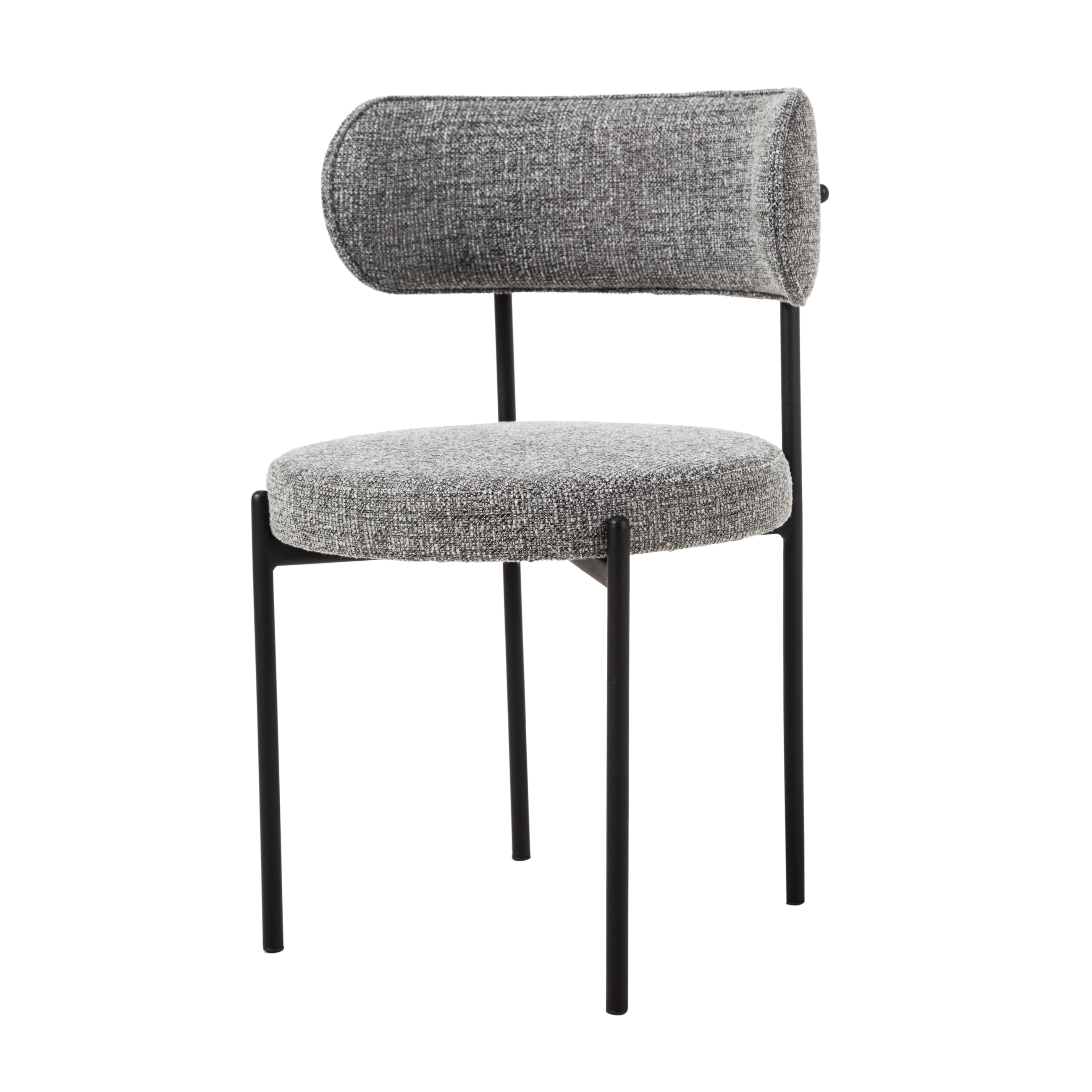 CIRCLE KUMAŞ SANDALYE AÇIK GRİ