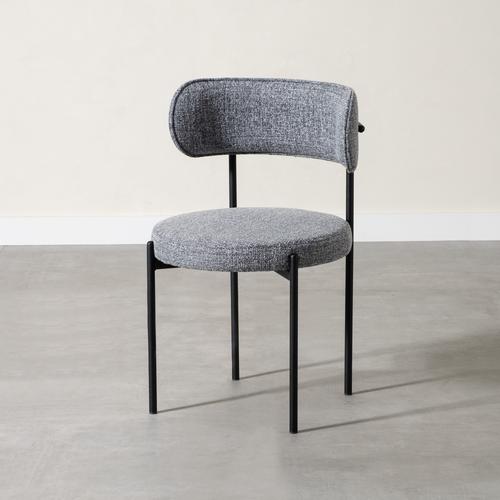  CIRCLE KUMAŞ SANDALYE AÇIK GRİ