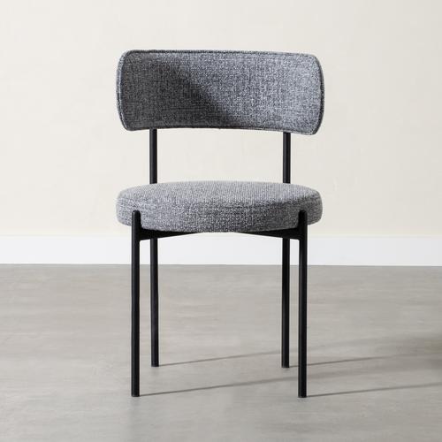  CIRCLE KUMAŞ SANDALYE AÇIK GRİ