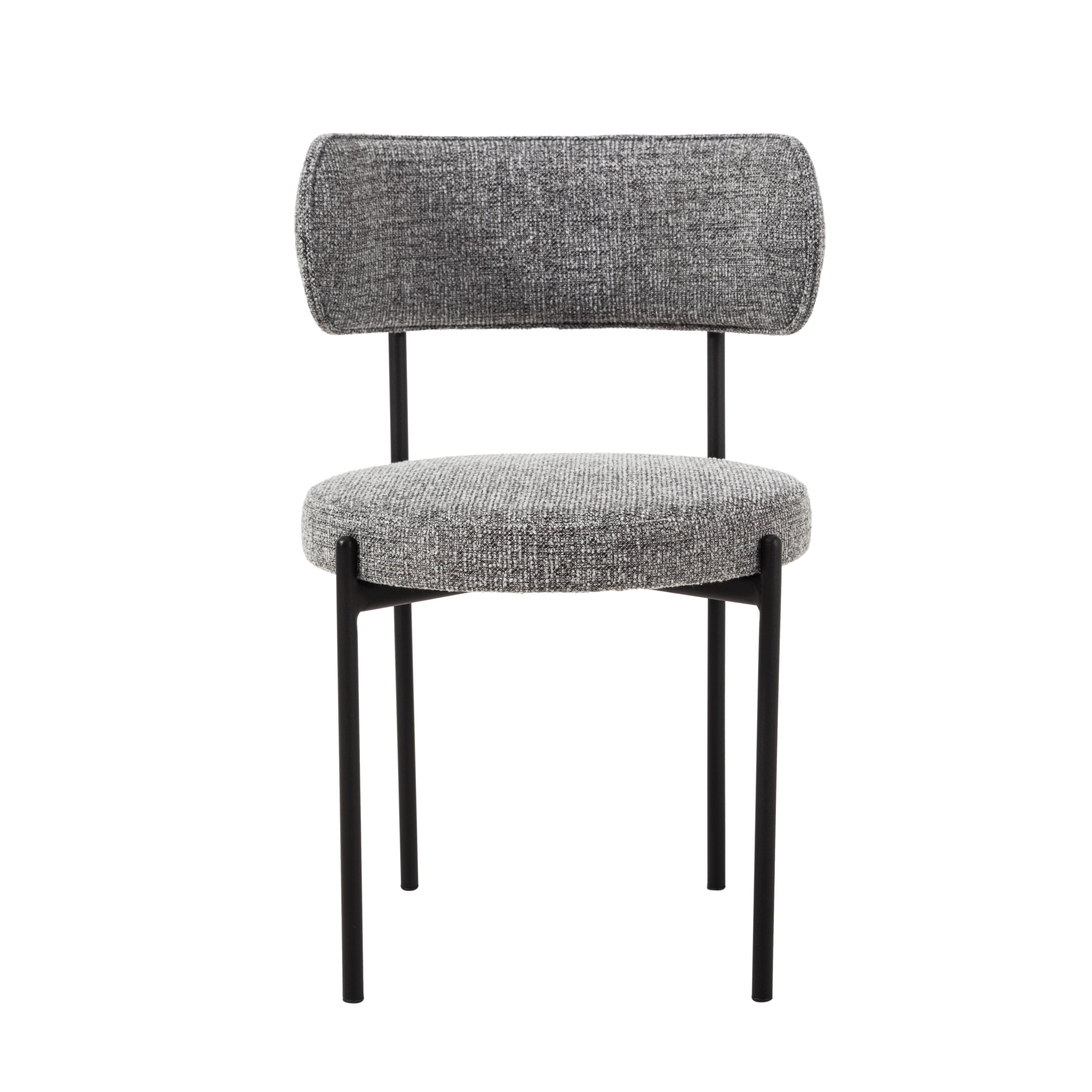 CIRCLE KUMAŞ SANDALYE AÇIK GRİ