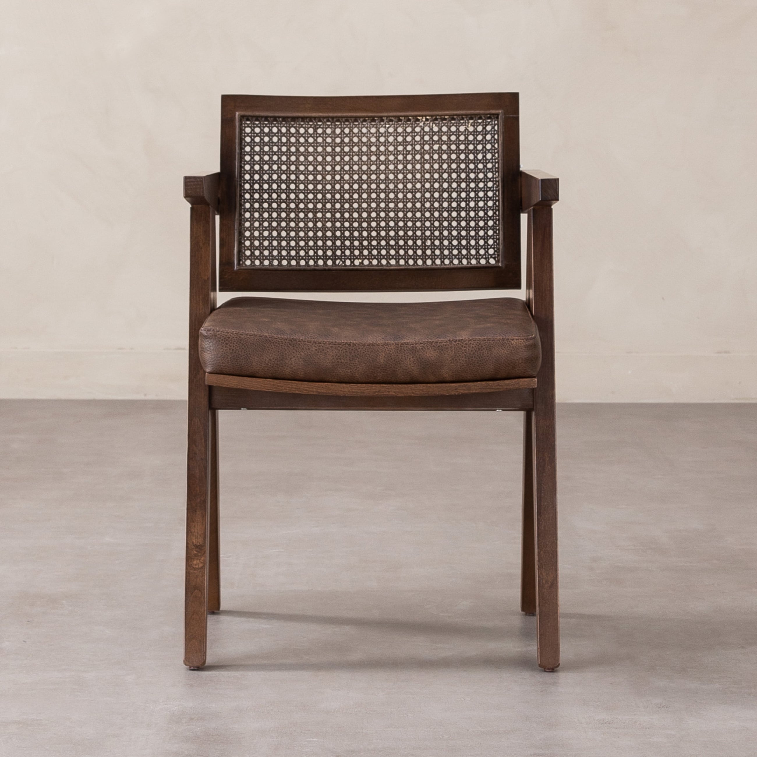 BALLY MASİF AHŞAP HAZERAN SANDALYE KAHVERENGİ