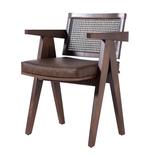  BALLY MASİF AHŞAP HAZERAN SANDALYE KAHVERENGİ