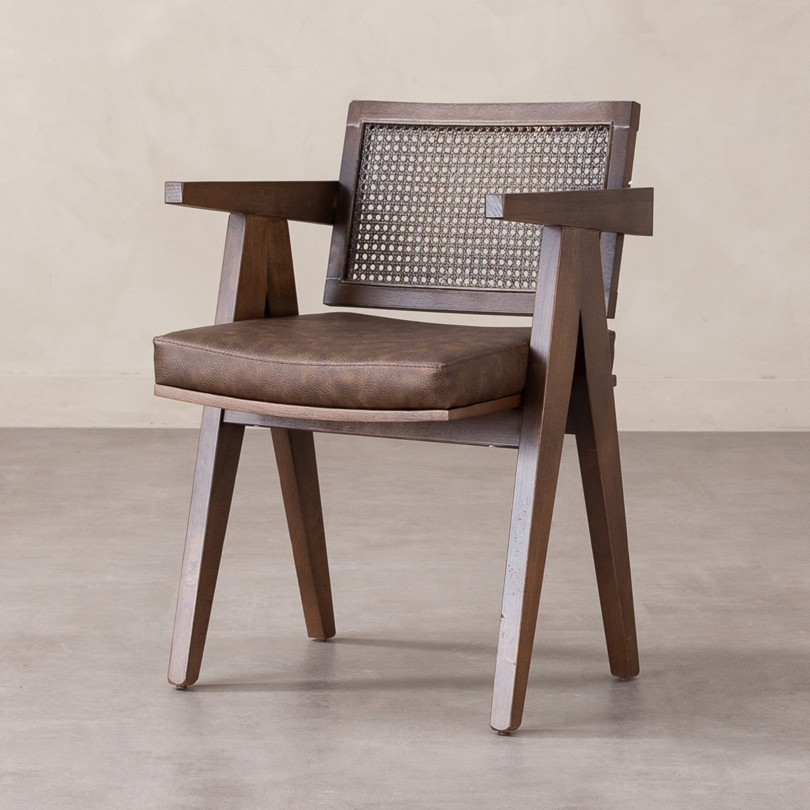 BALLY MASİF AHŞAP HAZERAN SANDALYE KAHVERENGİ