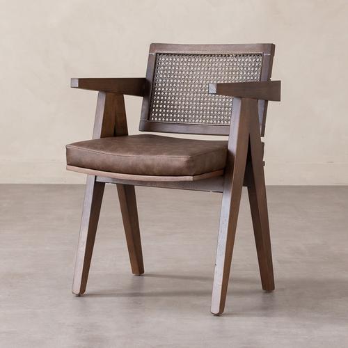  BALLY MASİF AHŞAP HAZERAN SANDALYE KAHVERENGİ