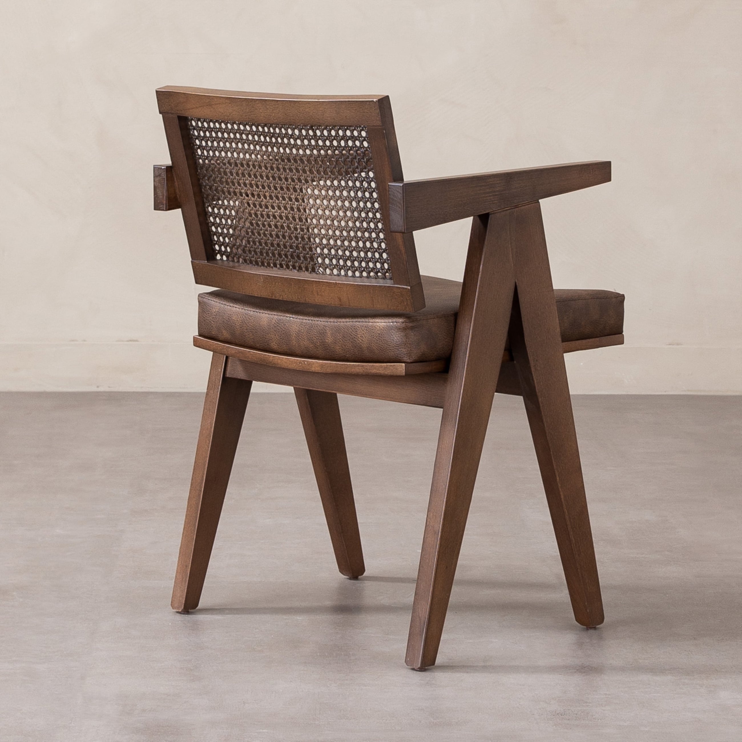 BALLY MASİF AHŞAP HAZERAN SANDALYE KAHVERENGİ