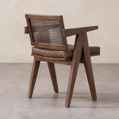  BALLY MASİF AHŞAP HAZERAN SANDALYE KAHVERENGİ