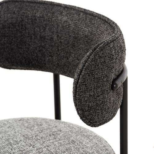  CIRCLE SANDALYE GRİ SİYAH