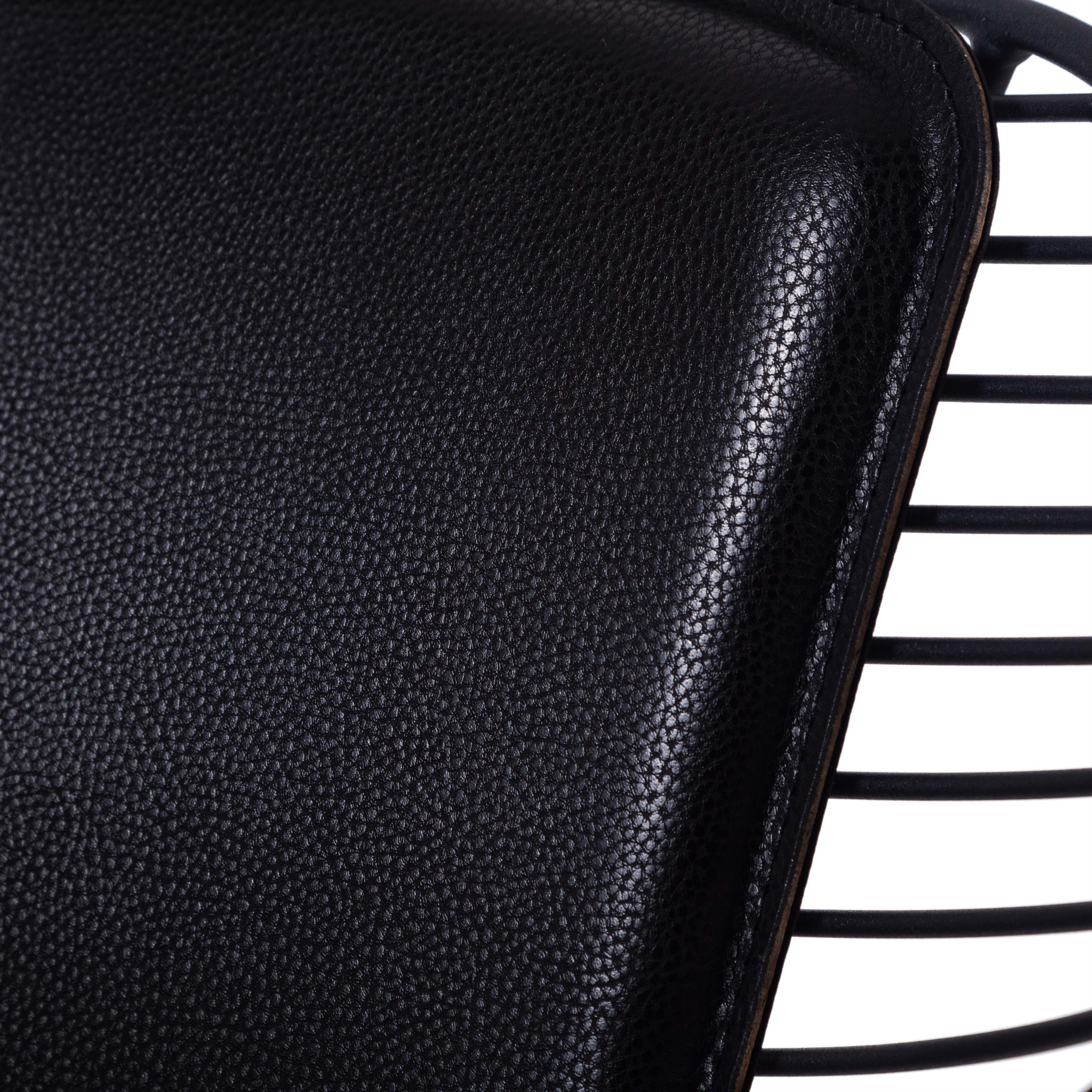 FRANCESCO KOLÇAKLI METAL SANDALYE SİYAH