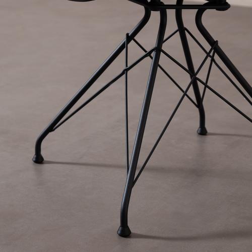  FRANCESCO KOLÇAKLI METAL SANDALYE SİYAH