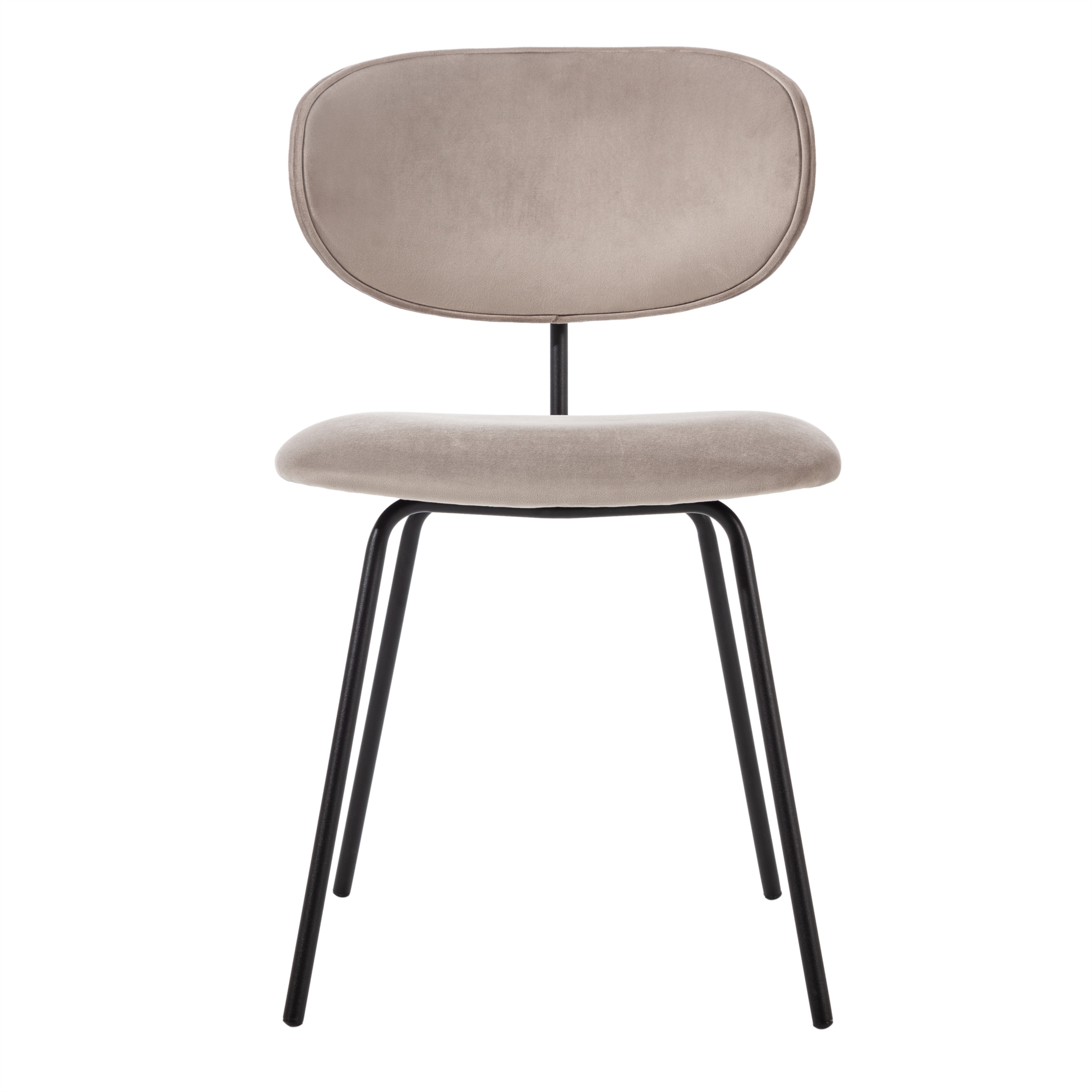 FAROZ SANDALYE AÇIK GRİ SİYAH AYAK