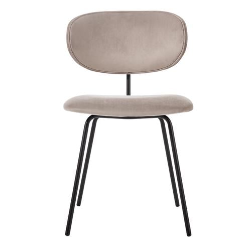  FAROZ SANDALYE AÇIK GRİ SİYAH AYAK