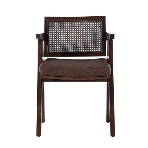  BALLY MASİF AHŞAP HAZERAN SANDALYE KAHVERENGİ