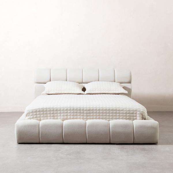 Mudo Concept Oscar Çift Kişilik Karyola Bej 160X200 Renksiz