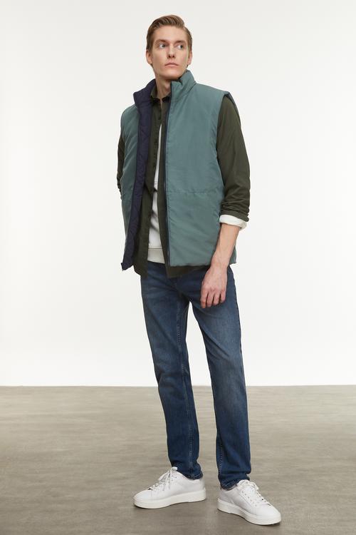  ÇİFT TARAFLI DİK YAKA YELEK