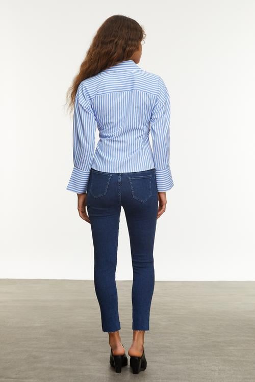  KESİK UÇLU SKINNY FIT JEAN PANTOLON