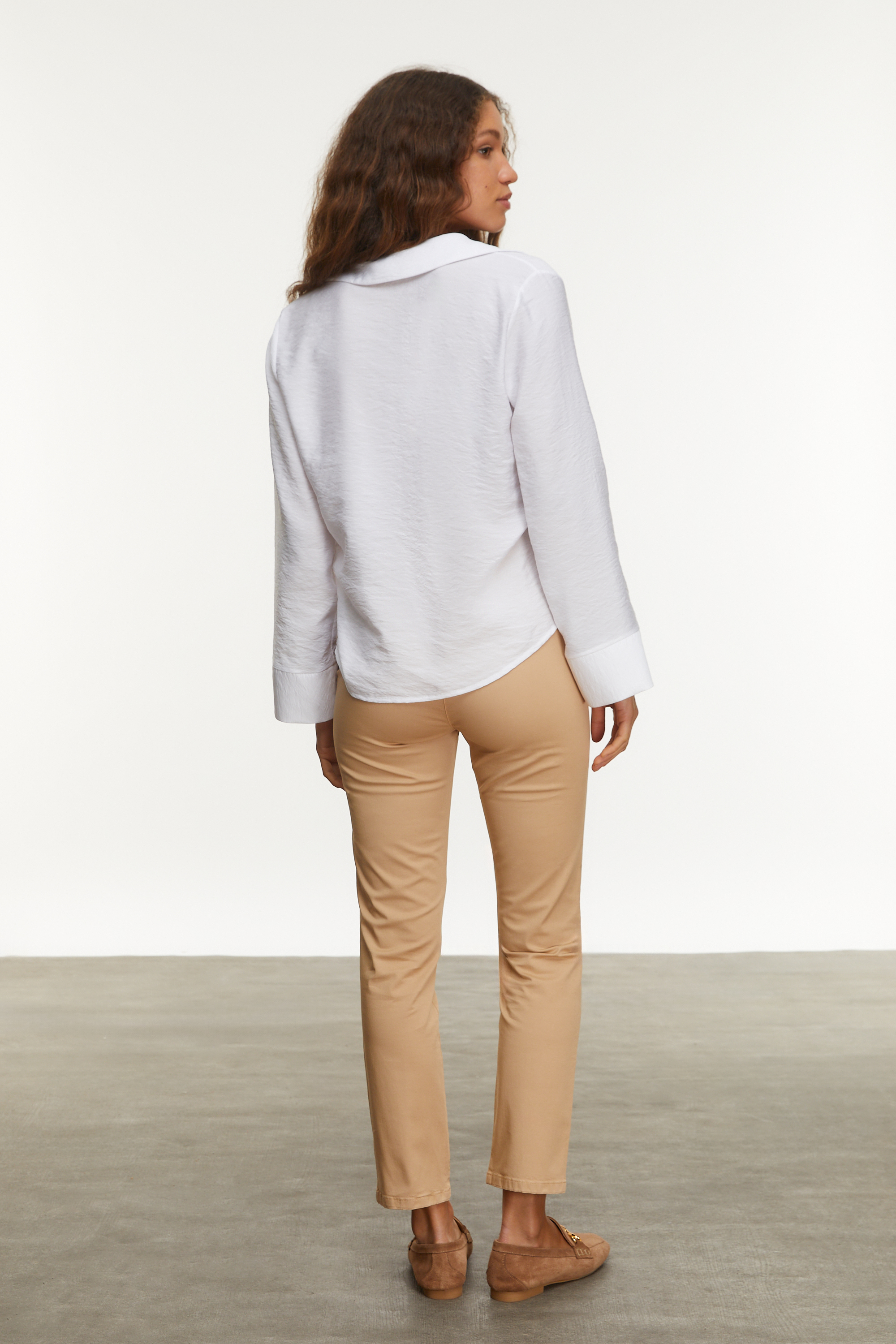 VİSKOZ KARIŞIMLI SMART BLUZ