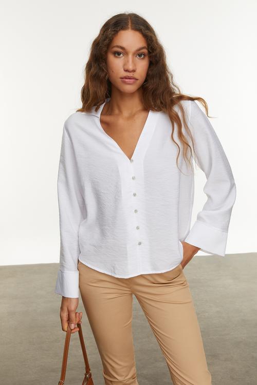  VİSKOZ KARIŞIMLI SMART BLUZ