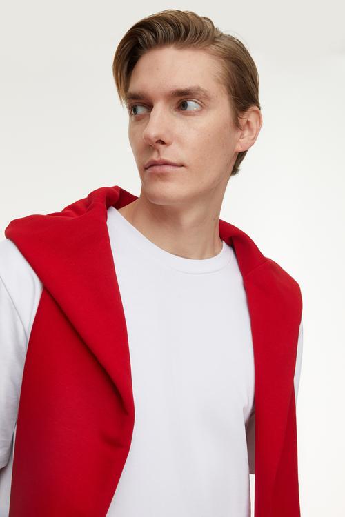  BİSİKLET YAKA KISA KOLLU OVERSIZE T-SHIRT