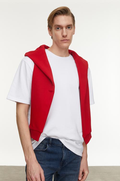  BİSİKLET YAKA KISA KOLLU OVERSIZE T-SHIRT