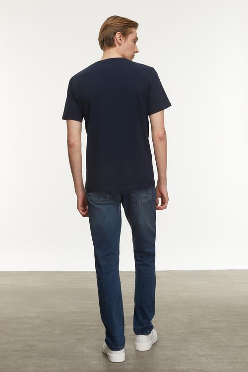  YELKEN BASKILI KISA KOLLU T-SHIRT