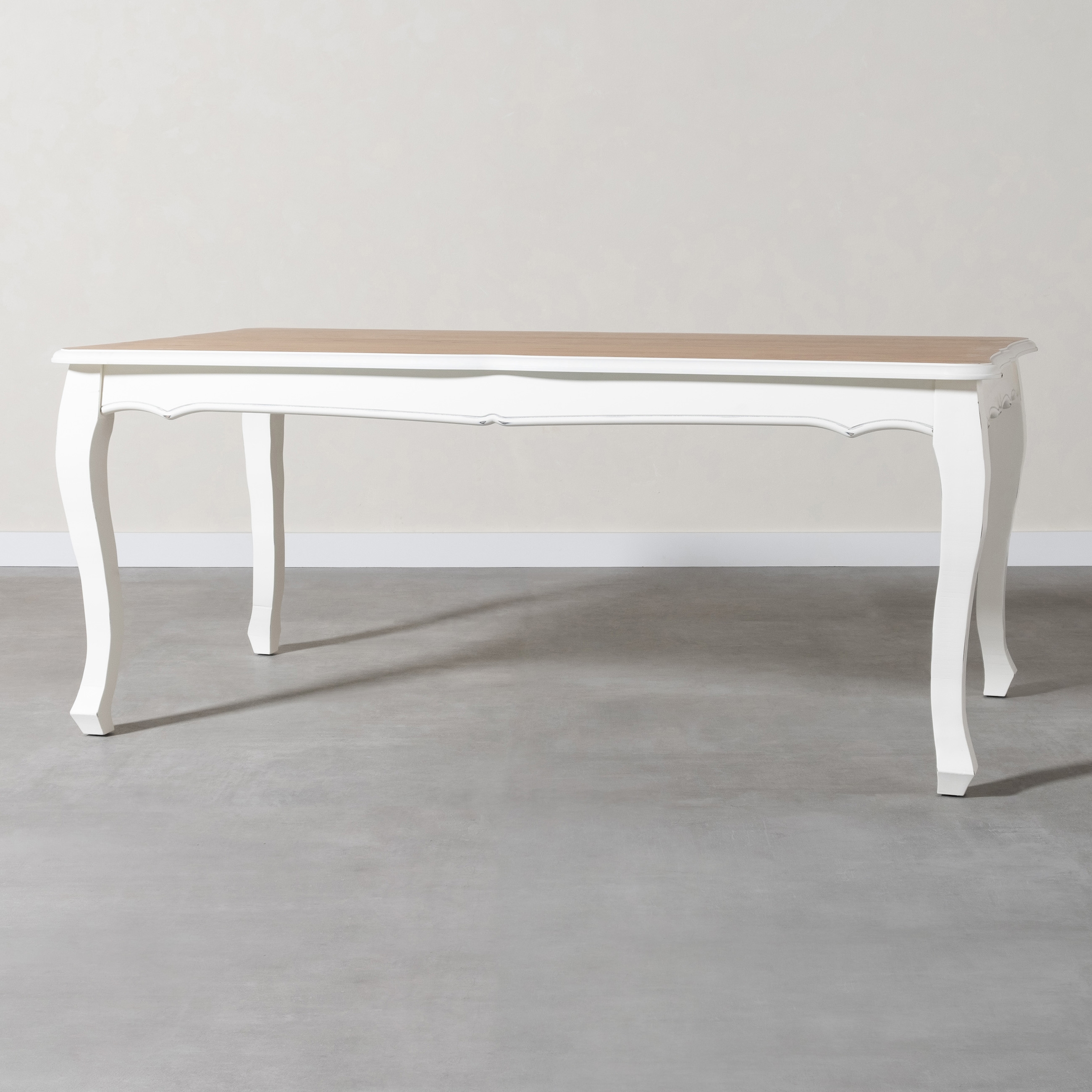 BORRA AHŞAP YEMEK MASASI BEYAZ