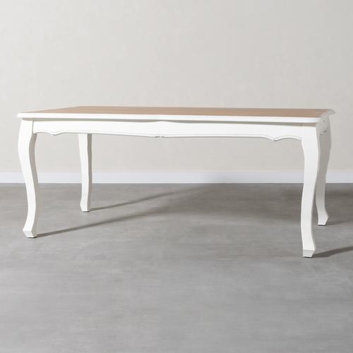  BORRA AHŞAP YEMEK MASASI BEYAZ