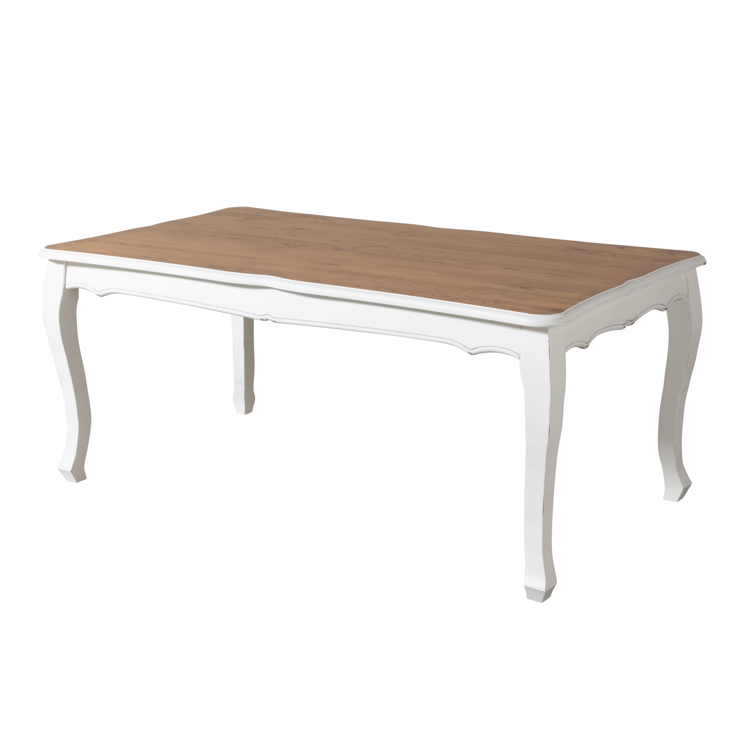 BORRA AHŞAP YEMEK MASASI BEYAZ