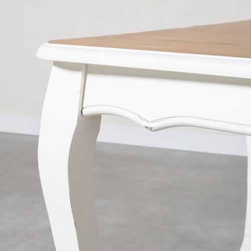  BORRA AHŞAP YEMEK MASASI BEYAZ