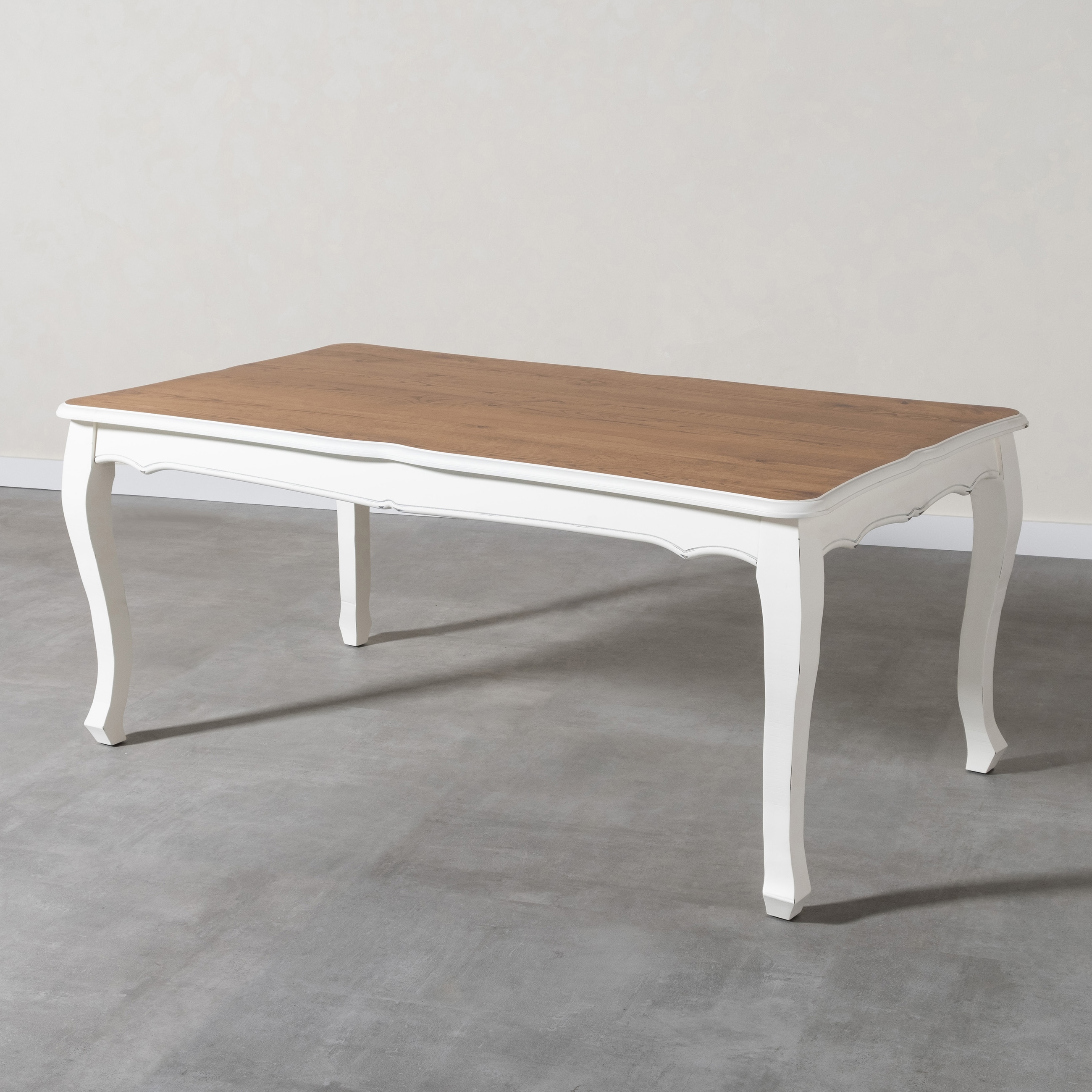 BORRA AHŞAP YEMEK MASASI BEYAZ