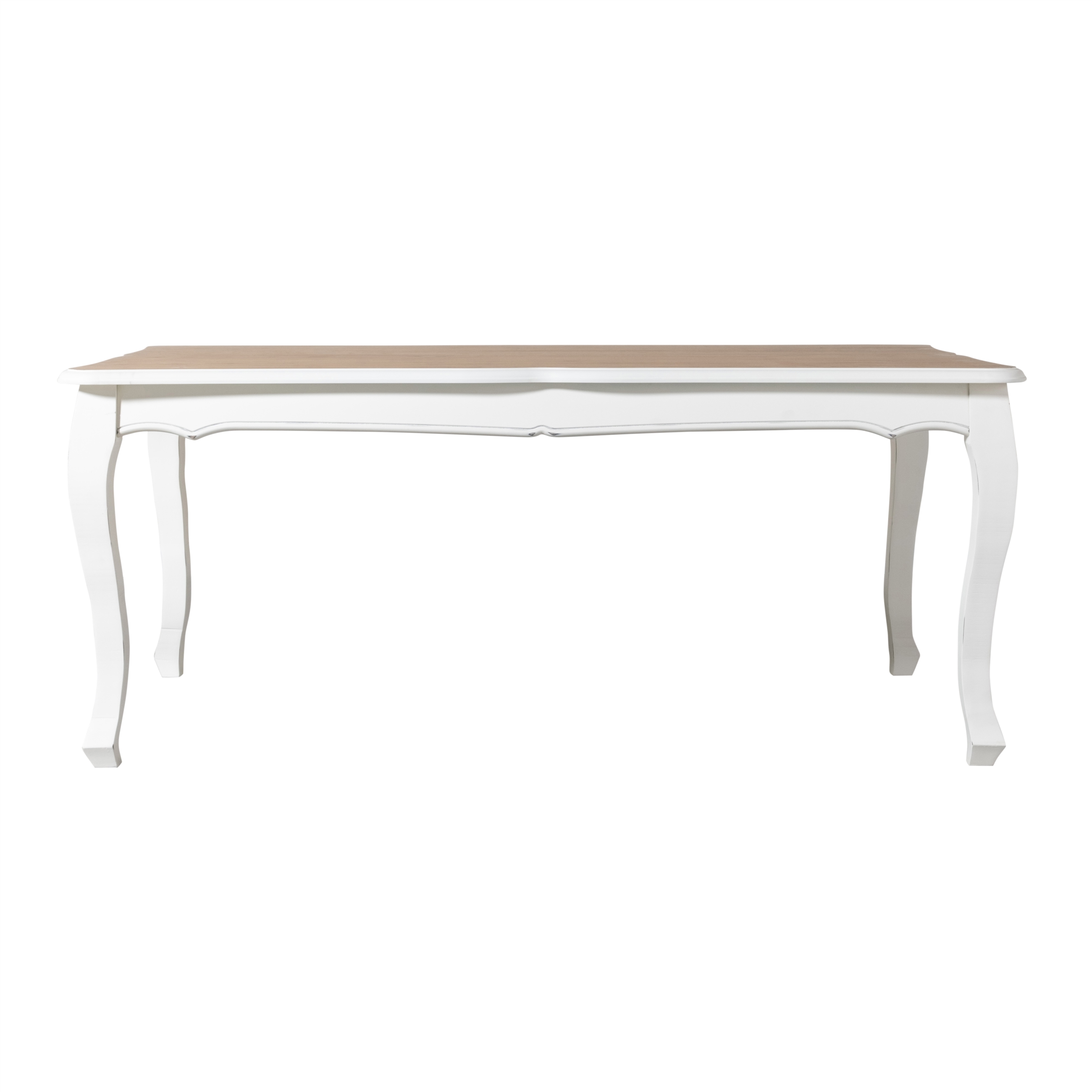 BORRA AHŞAP YEMEK MASASI BEYAZ