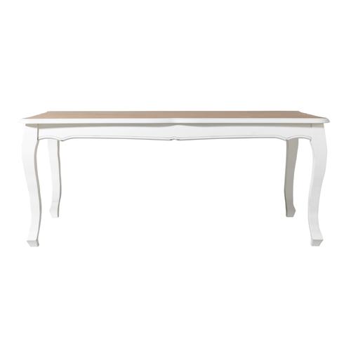  BORRA AHŞAP YEMEK MASASI BEYAZ