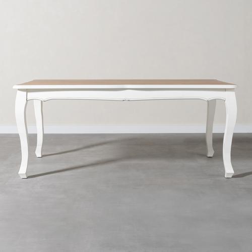  BORRA AHŞAP YEMEK MASASI BEYAZ