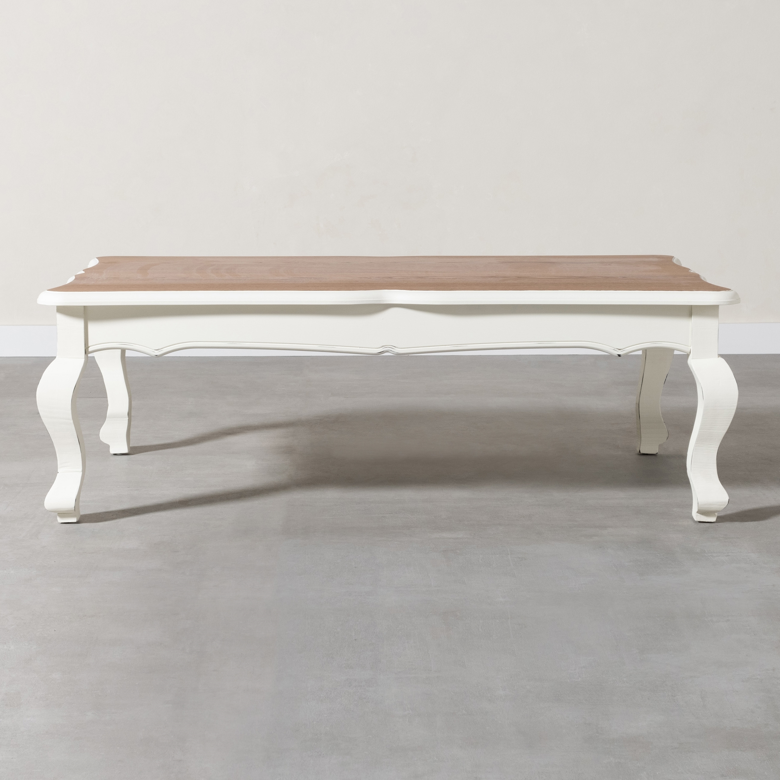 BORRA BEYAZ AHŞAP ORTA SEHPA