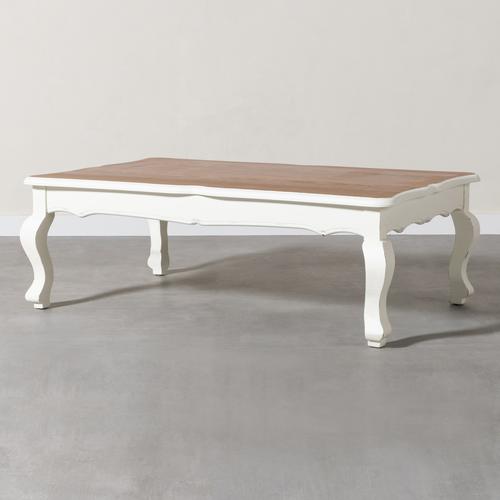  BORRA BEYAZ AHŞAP ORTA SEHPA