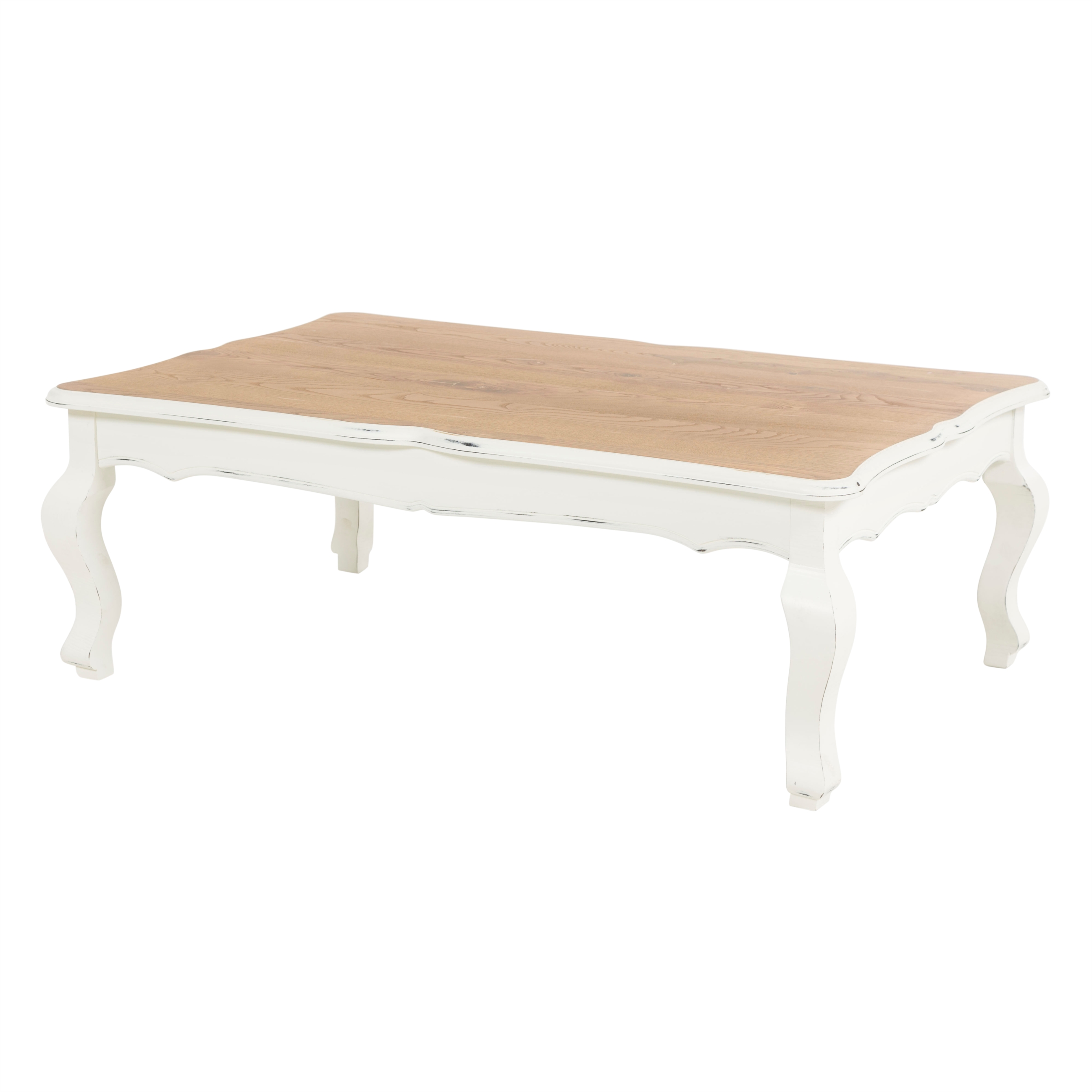 BORRA BEYAZ AHŞAP ORTA SEHPA