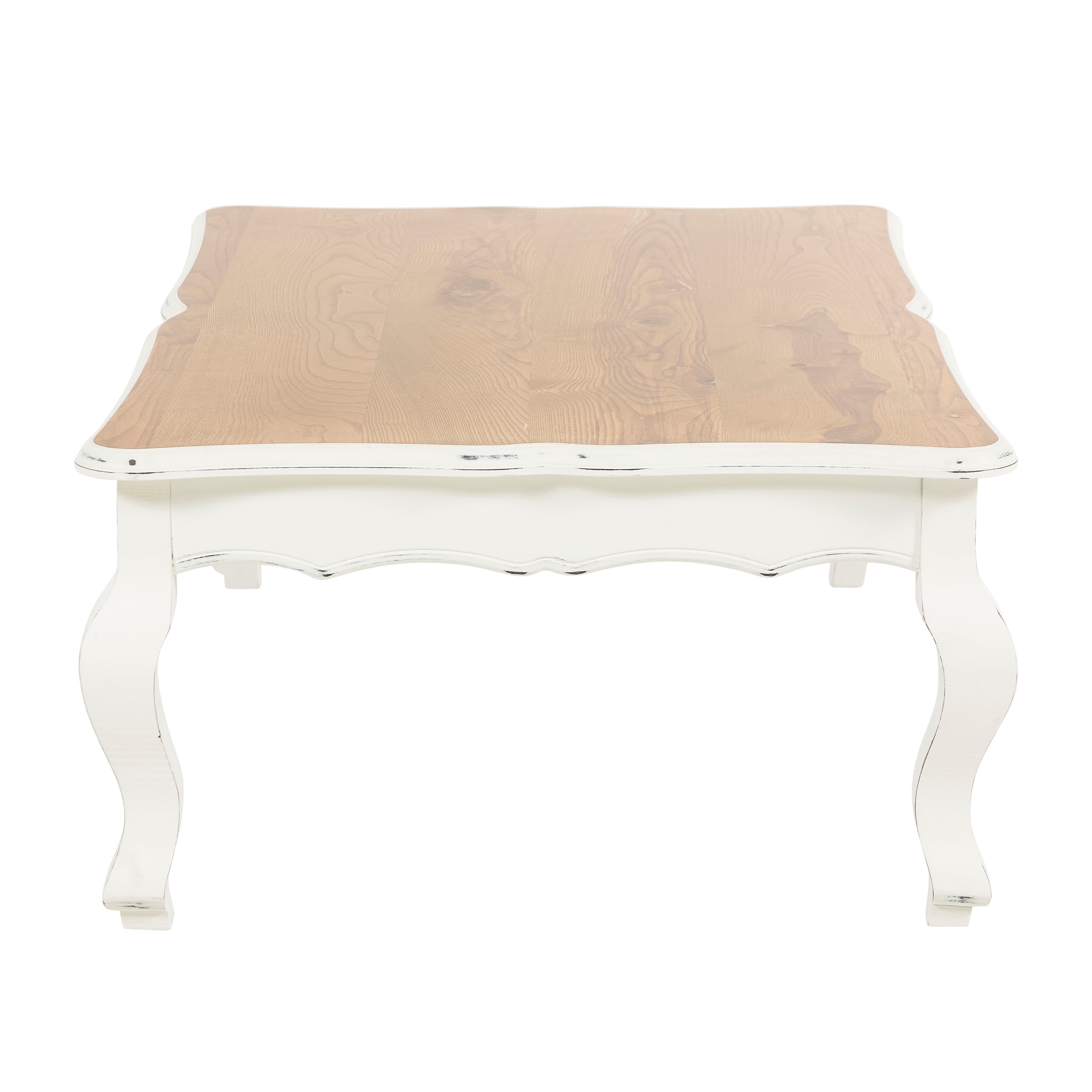 BORRA BEYAZ AHŞAP ORTA SEHPA