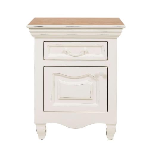  BORRA  KOMODİN BEYAZ SOL