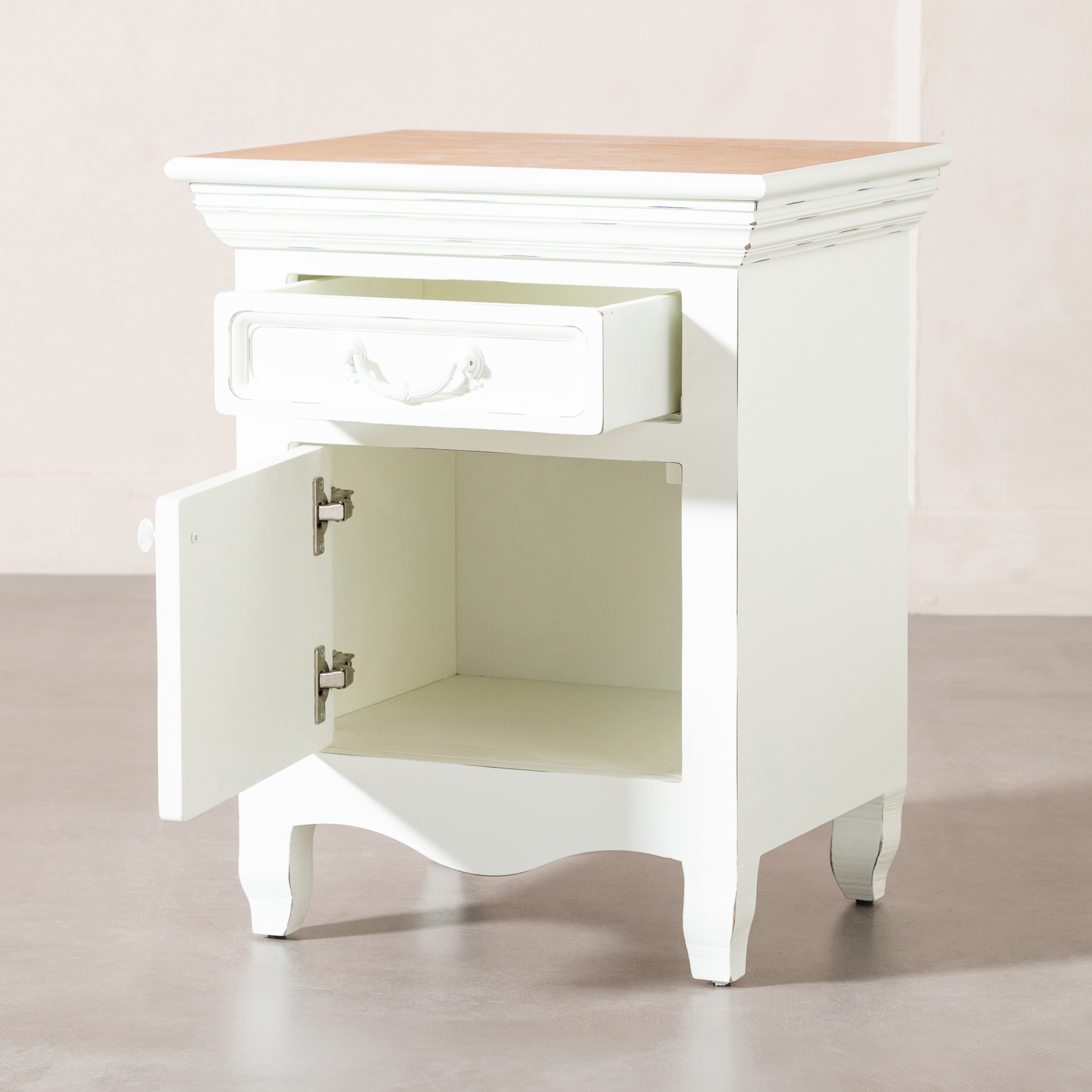 BORRA  KOMODİN BEYAZ SOL