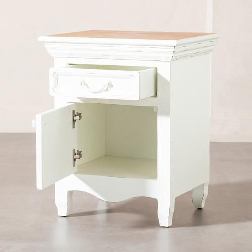  BORRA  KOMODİN BEYAZ SOL