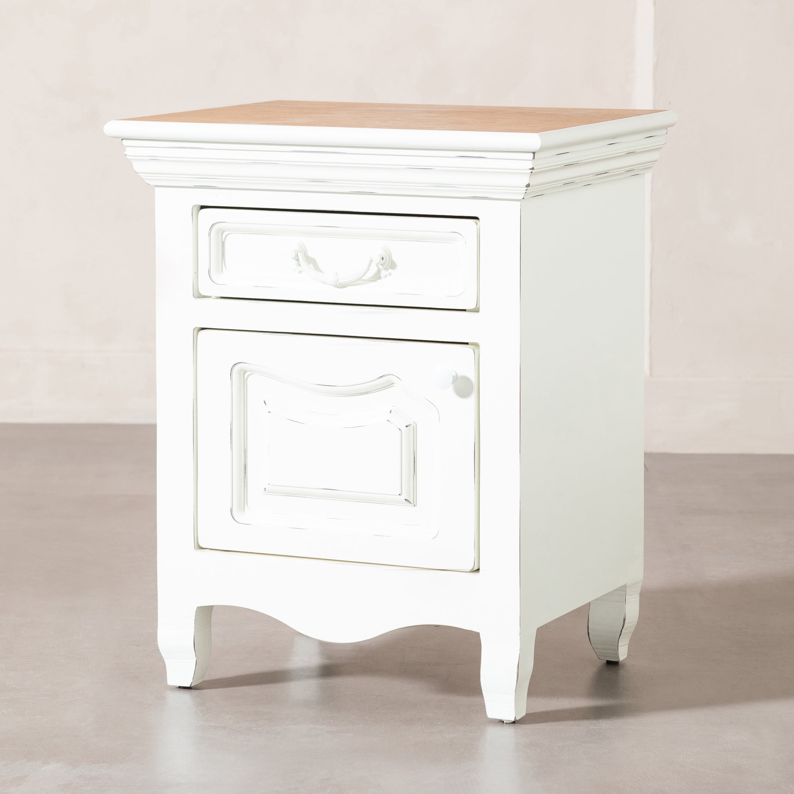 BORRA  KOMODİN BEYAZ SOL