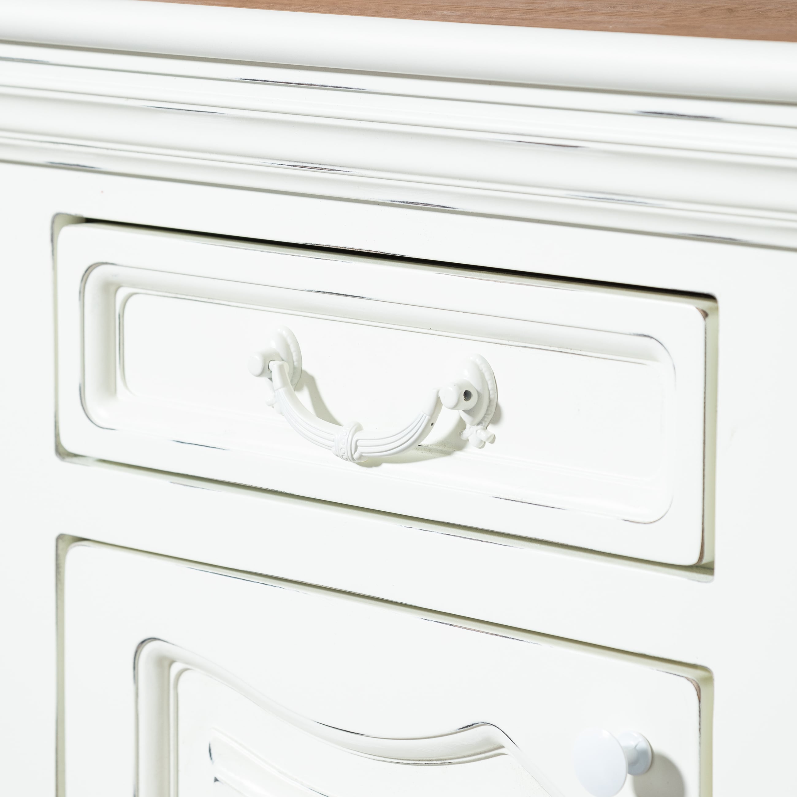 BORRA  KOMODİN BEYAZ SOL