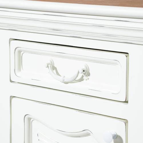  BORRA  KOMODİN BEYAZ SOL