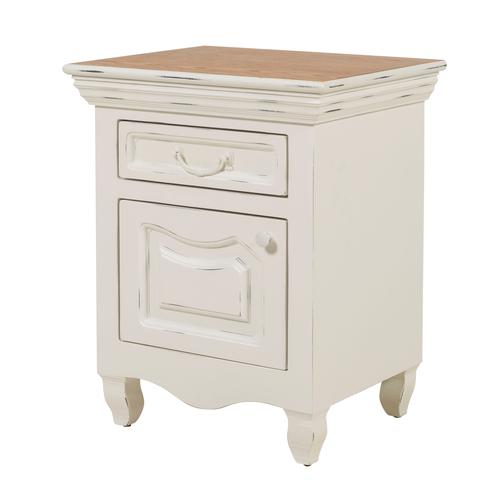  BORRA  KOMODİN BEYAZ SOL