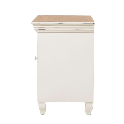  BORRA  KOMODİN BEYAZ SOL